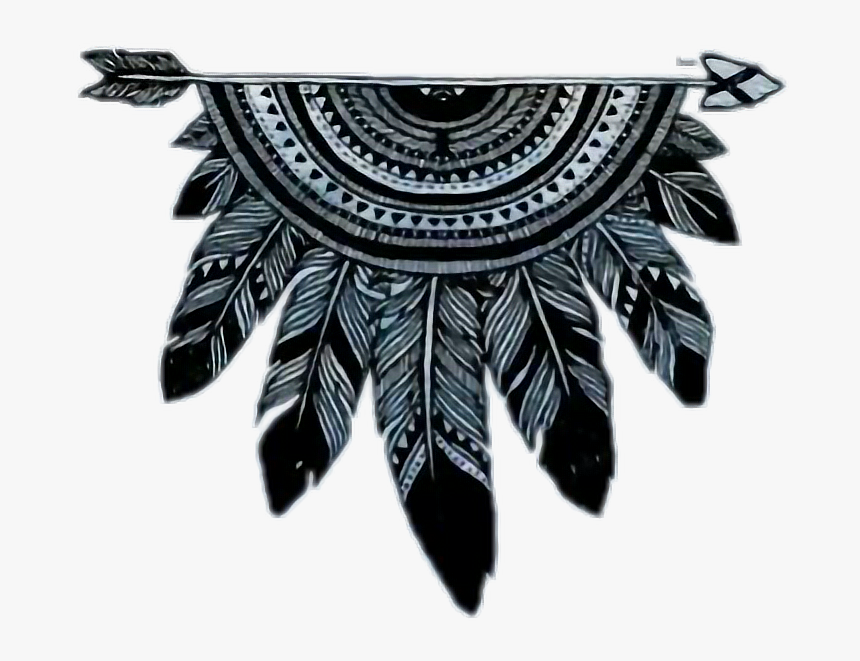 #handdrawing #tribal #tribaltatoo #tumblr #feather - Little Pieces Of Hope, HD Png Download, Free Download