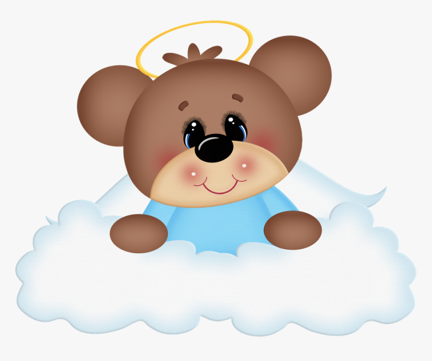 Ursinho Marrom 90 - Teddy Bear Baptism Clipart, HD Png Download, Free Download