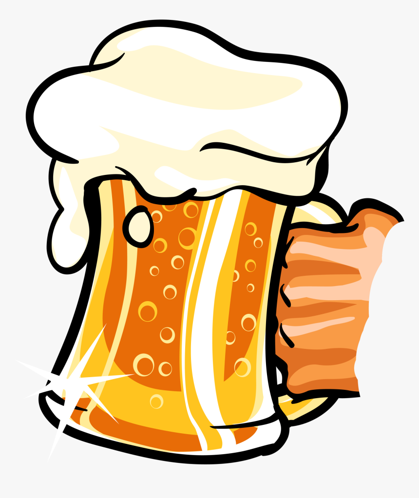 Beer Clip Cartoon - Illustration, HD Png Download, Free Download