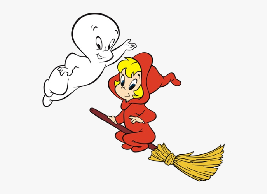 Halloween Cute Ghost Clipart Casper The Friendly Clipart - Casper And Wendy Png, Transparent Png, Free Download