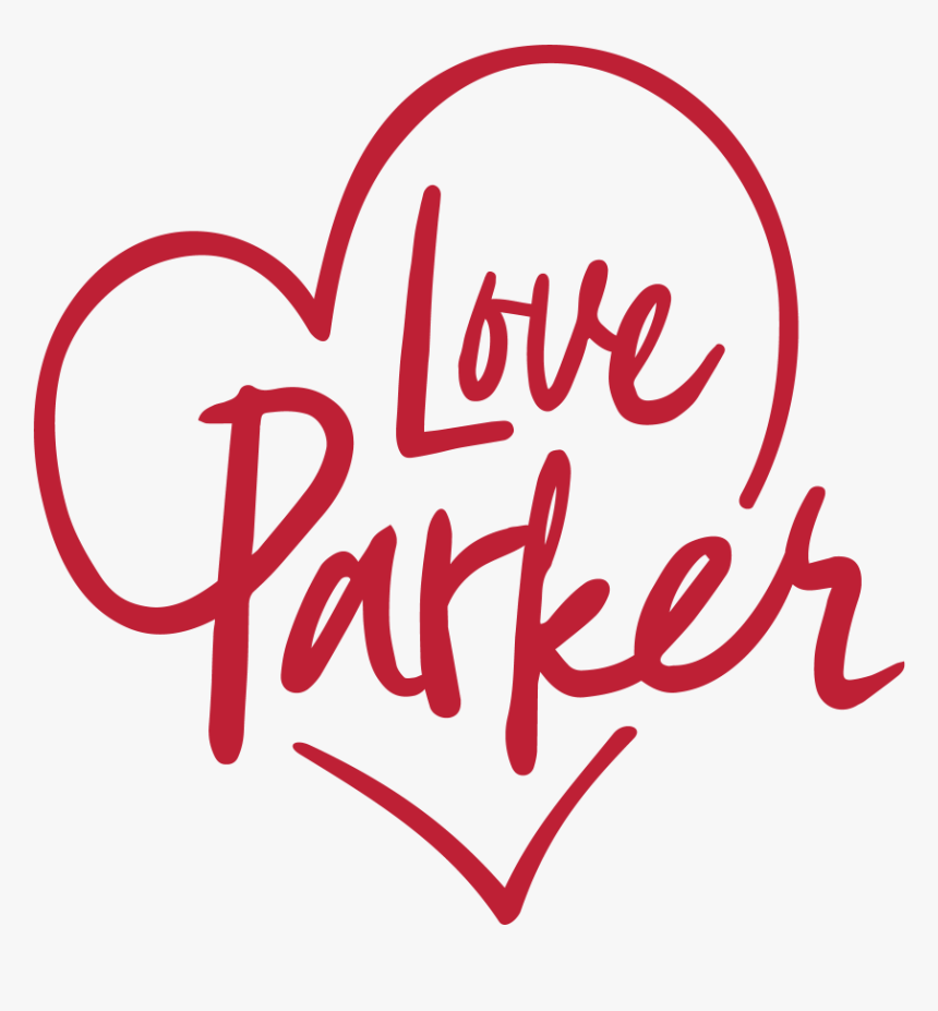Love Parker Logo Red - Calligraphy, HD Png Download, Free Download