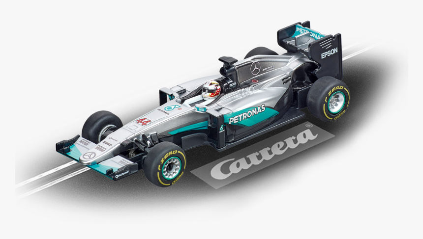 64088 Carrera Go Mercedes F1 W07 Hybrid, L - Mercedes Slot Car F1, HD Png  Download - kindpng