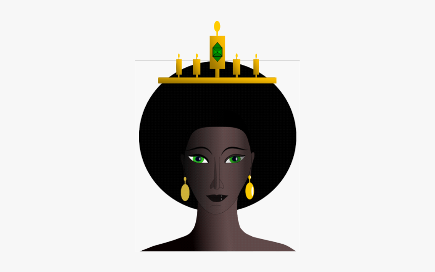 African Queen"s Head Vector Image - Black Woman Clipart, HD Png Download, Free Download