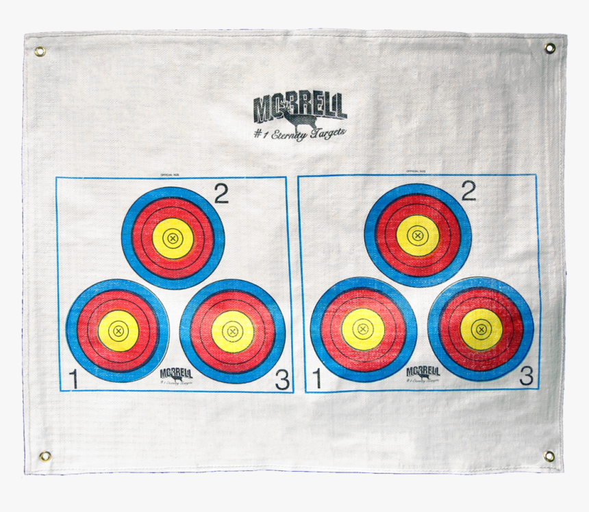3 Spot Polypropylene Archery Target Face - Shooting Target, HD Png Download, Free Download