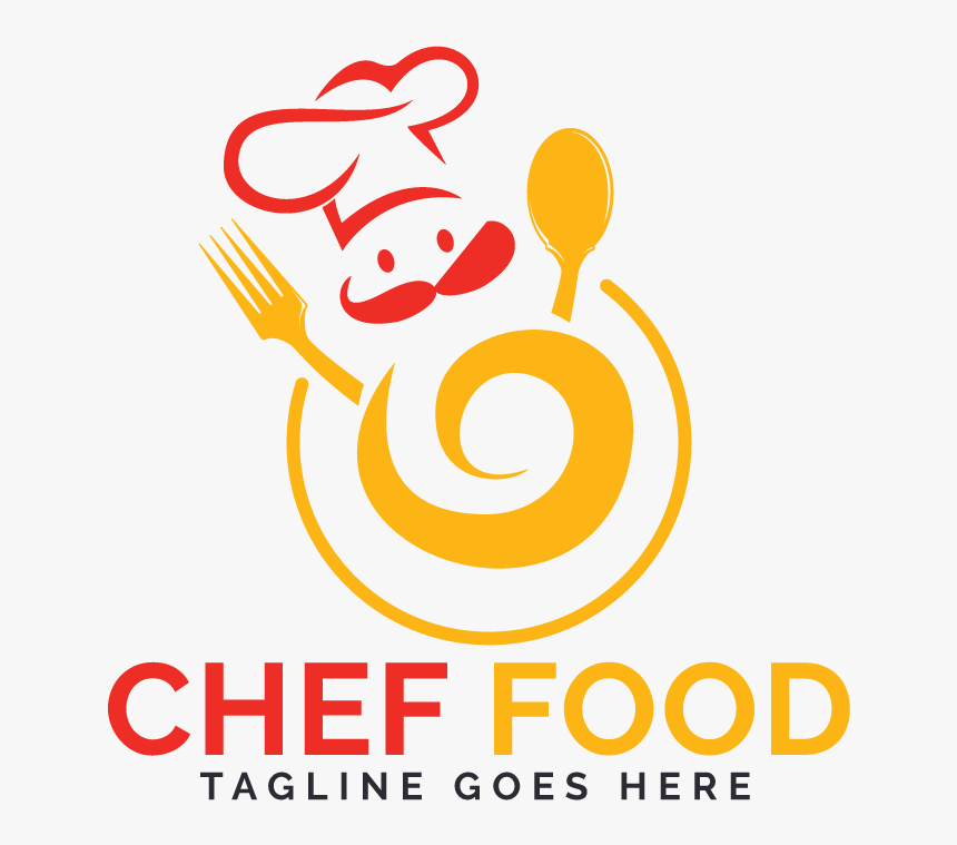 Chef Food Logo Design - Creative Food Logo Design, HD Png Download ...