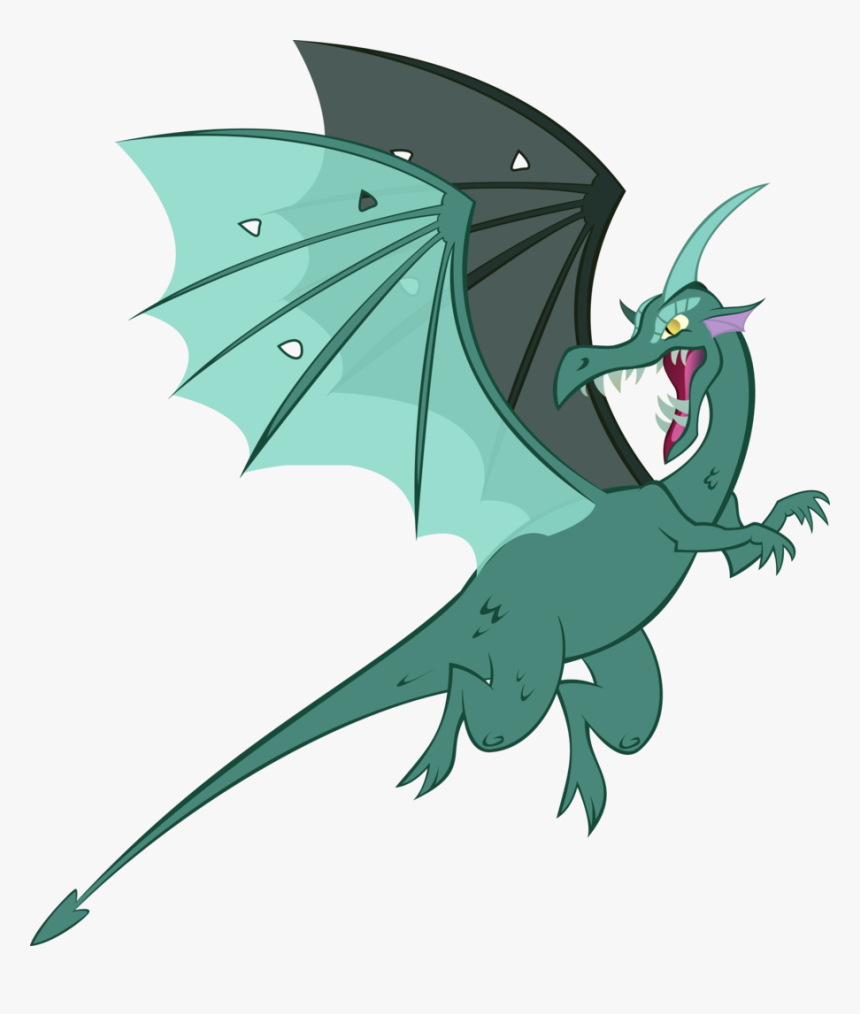 Beast Vector Dragon - Dragón Green My Little Pony, HD Png Download, Free Download