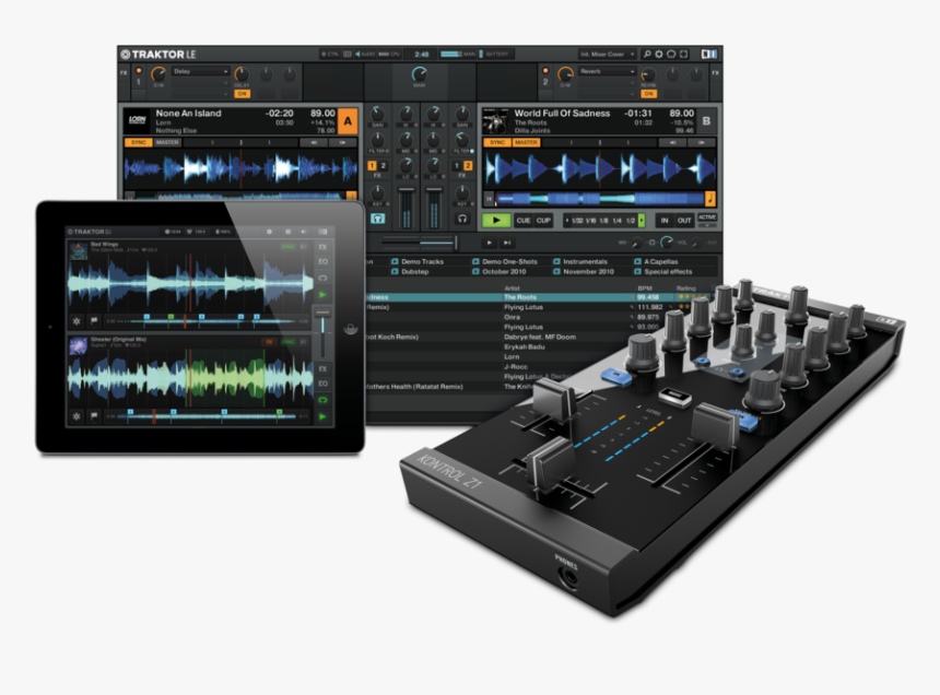 Traktor Kontrol Z1 - Traktor Z1, HD Png Download, Free Download