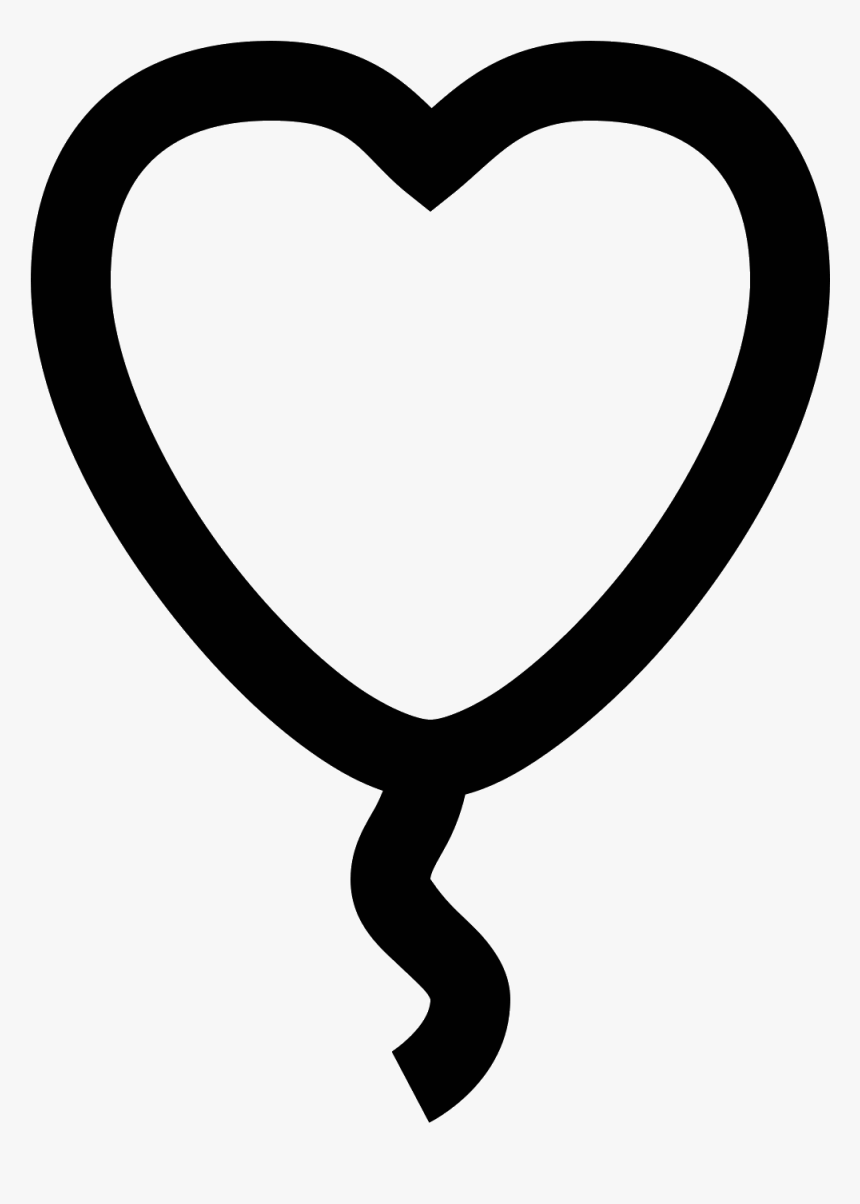 Heart Balloon Icon - Heart, HD Png Download, Free Download