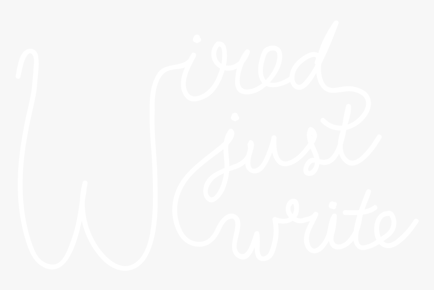 Wired Just Write - Calligraphy, HD Png Download, Free Download