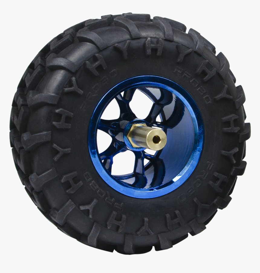 Smart Robot Car Accessories 130mm Diameter Blue Rubber - Tread, HD Png Download, Free Download