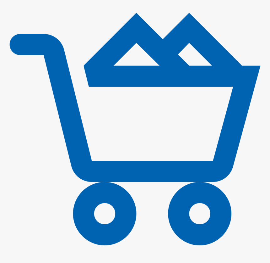 Shopping Cart Loaded Icon - Cart Icon Png White, Transparent Png, Free Download
