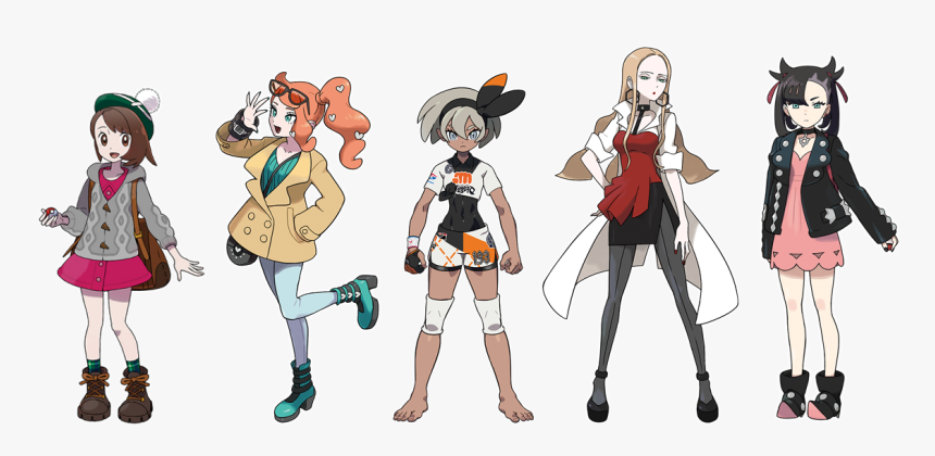 Pokemon Sword And Shield Gym Leaders, HD Png Download, Free Download