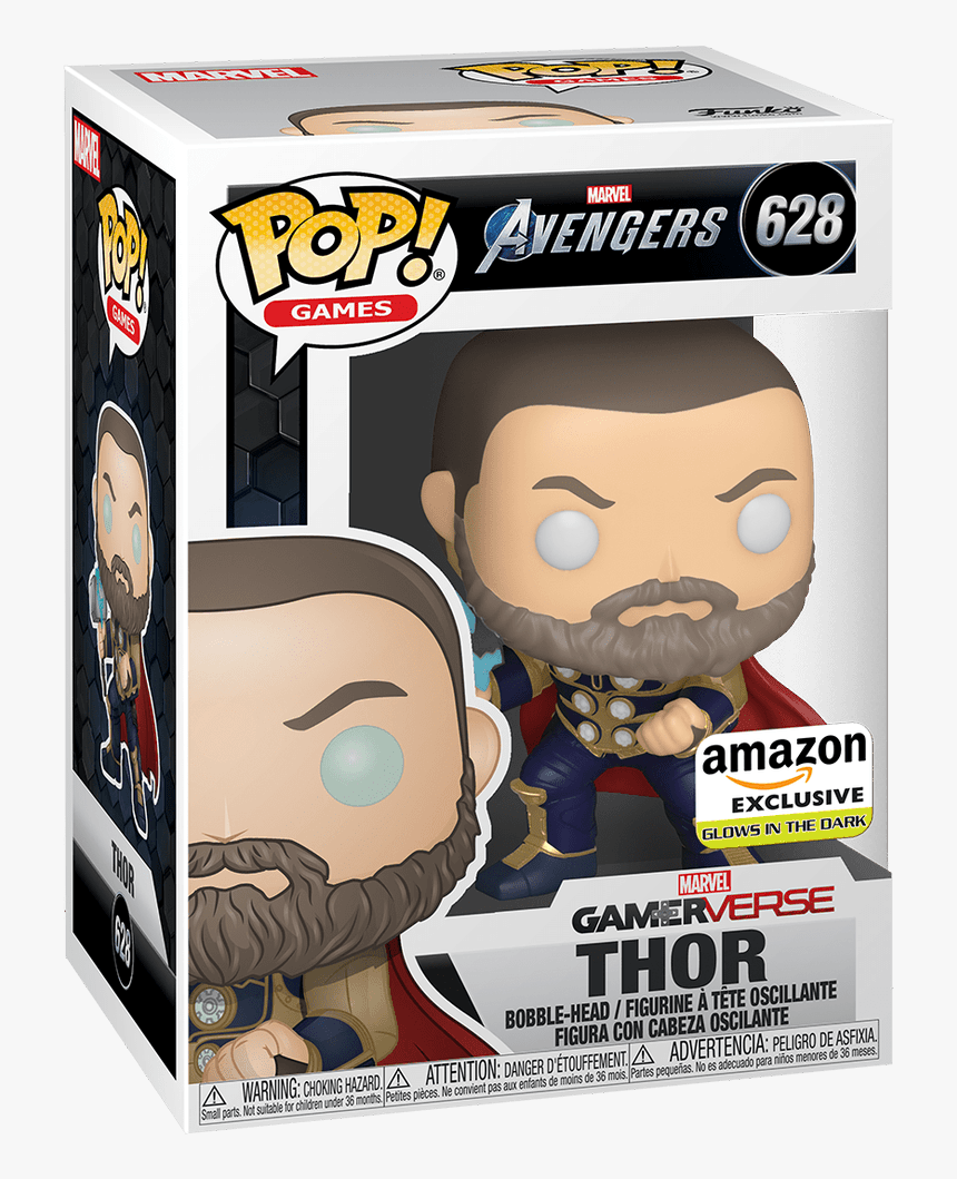 Funko Pop Marvel Avengers Game Thor, HD Png Download, Free Download