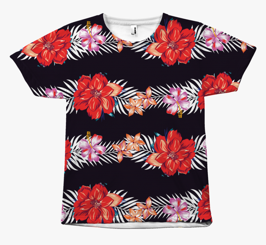 Midnight Lei Hawaiian T Shirt For Men & Women - Hawaiian T Shirt Womens, HD Png Download, Free Download