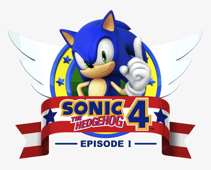 Sonic The Hedgehog 4 Episode 1 Logo , Png Download - Sonic The Hedgehog 4 Title, Transparent Png, Free Download