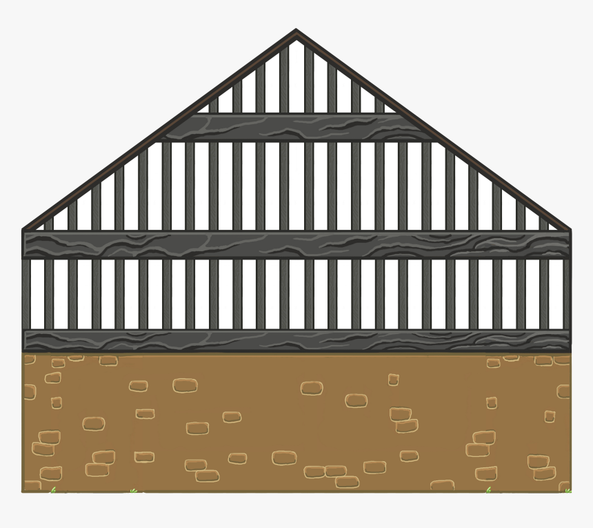 Here Are The Pngs To Make The Building - Ferme De Toit Pignon, Transparent Png, Free Download