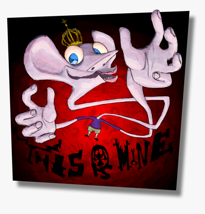 Knish Red Pink Art Cartoon - Ratboy Genius Little King John Fanart, HD Png Download, Free Download