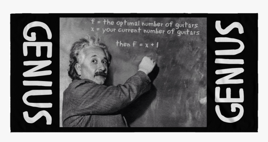 Einstein"s Theory Of Optimal Number Of Guitars= 1 More, - Einstein A Sex Addict, HD Png Download, Free Download