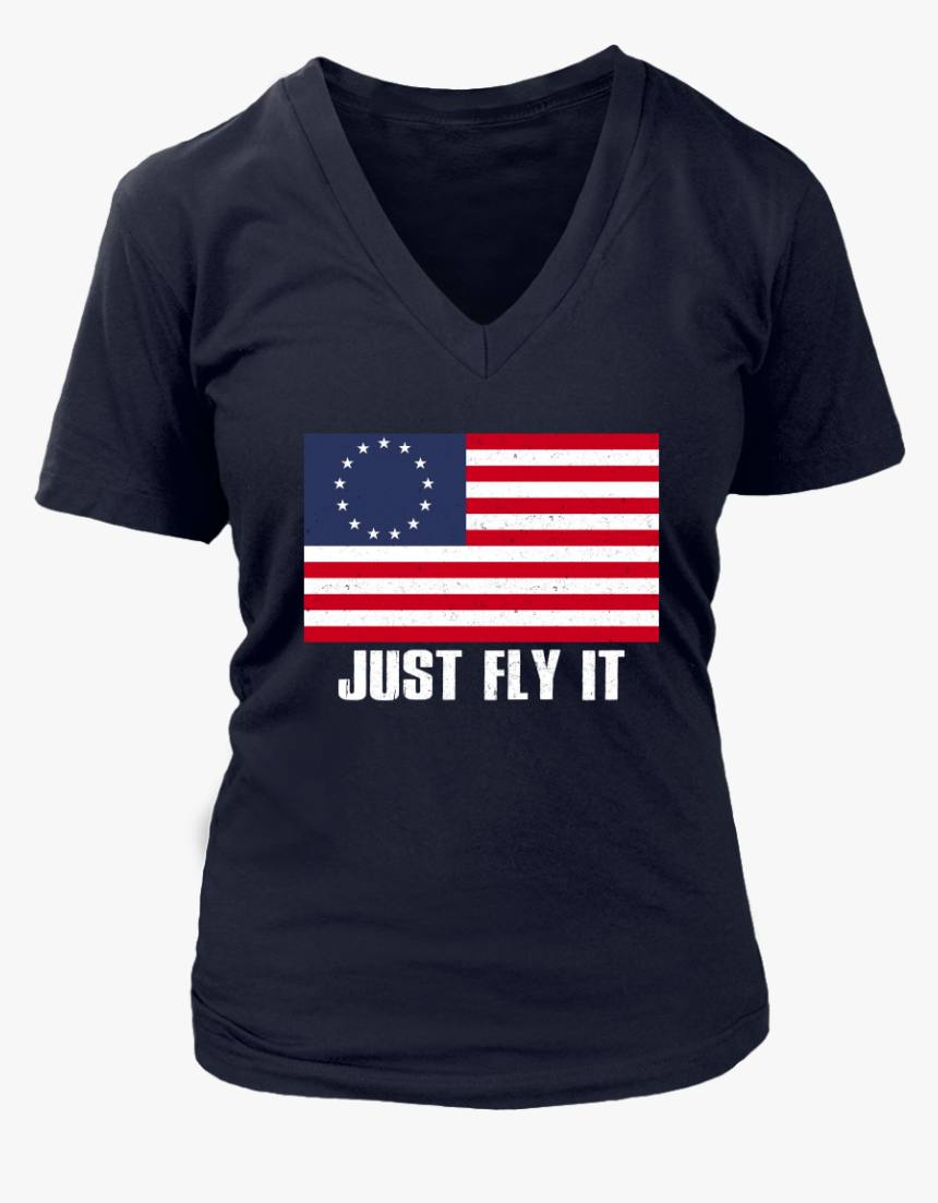 Distressed Betsy Ross Flag Just Fly It Patriotic Shirts - Scorpio Facts T Shirt, HD Png Download, Free Download