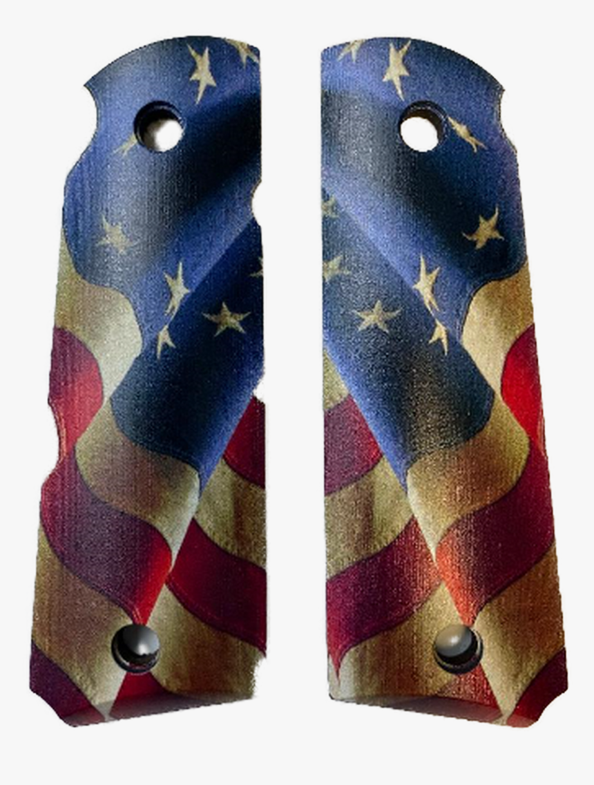 1911 Full Size Wood Grips W/3d Betsy Ross Revolutionary, HD Png Download, Free Download