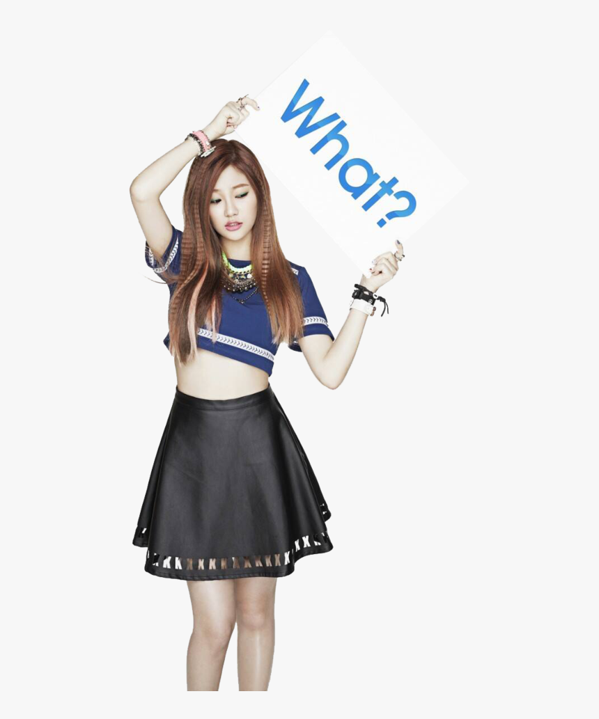 #coreana #what #what - Aoa Black Yuna, HD Png Download, Free Download