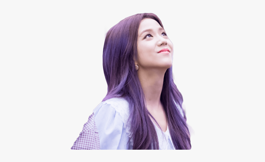 Thumb Image - Blackpink Jisoo Purple Hair, HD Png Download, Free Download