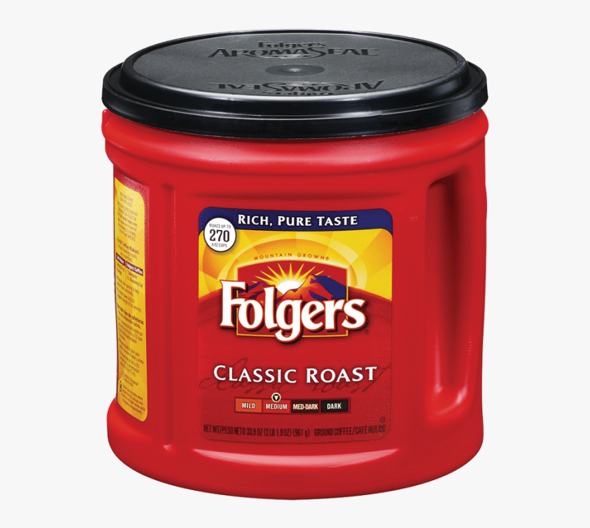 Folgers Coffee Can, HD Png Download, Free Download