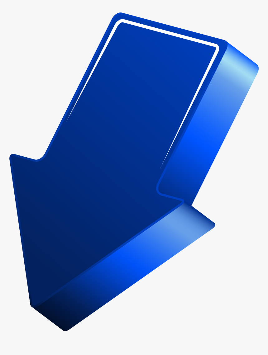 Blue Arrow Transparent Png Clip Art Image, Png Download, Free Download