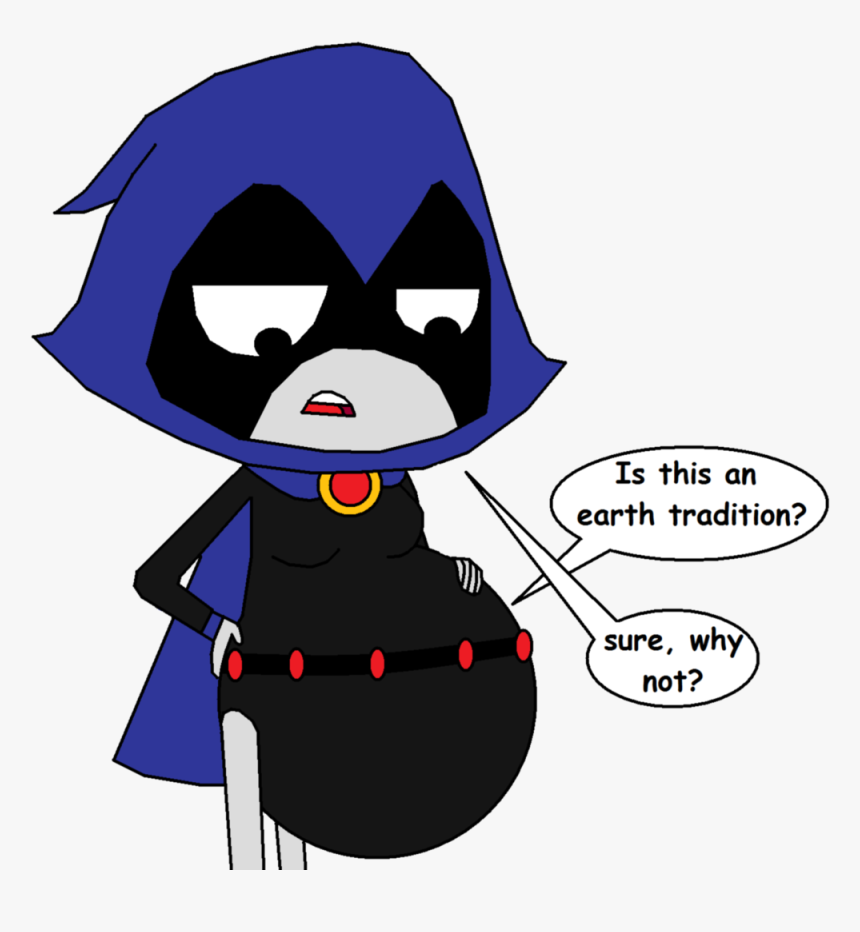 Raven Ate Starfire By Girlsvoreboys Raven Ate Starfire - Pregnant Raven Teen Titans Go, HD Png Download, Free Download
