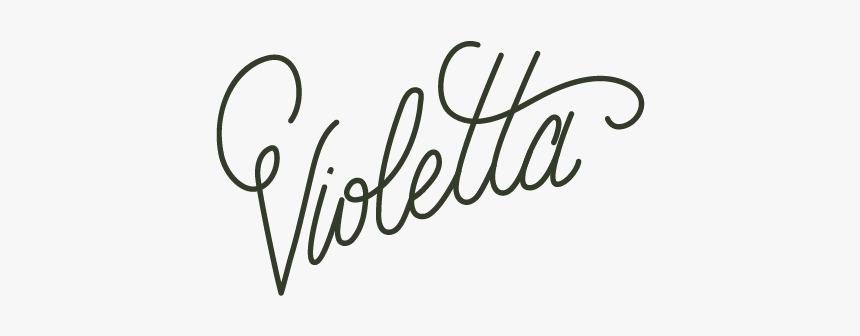 Violetta - Calligraphy, HD Png Download, Free Download