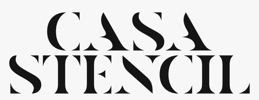 Casa Stencil Is A Beautiful, Elegant Stencil Font That, HD Png Download, Free Download