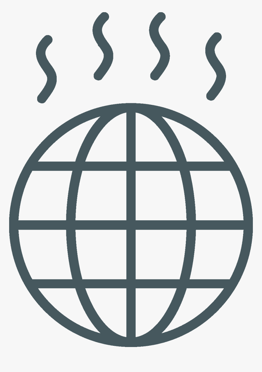 Green House Gas Icon - Globe Black And White Icon, HD Png Download, Free Download