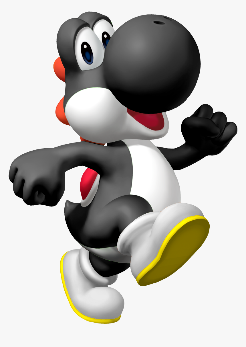 Black Yoshi Mario, HD Png Download, Free Download