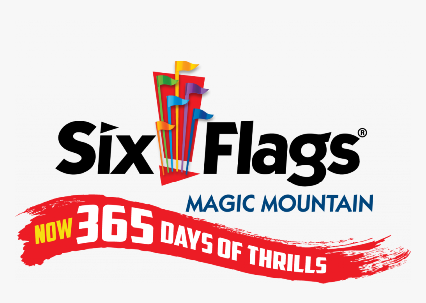 Six Flags Magic Mountain Logo Png - Six Flags Magic Mountain 365 Logo, Transparent Png, Free Download