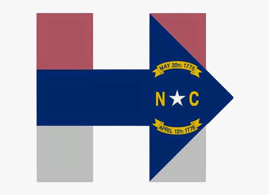 Hillary For North Carolina - North Carolina State Flag, HD Png Download, Free Download