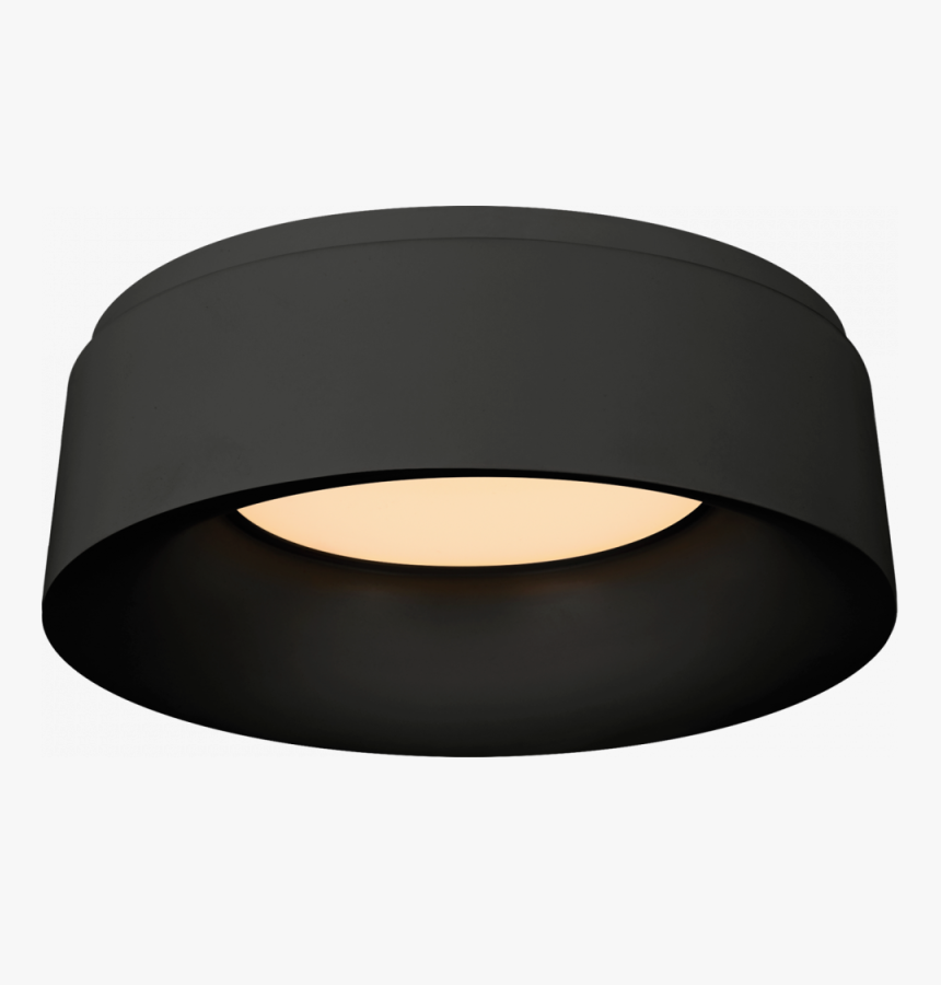 Halo Small Flush Mount In Matte Black - Ceiling Fixture, HD Png Download, Free Download