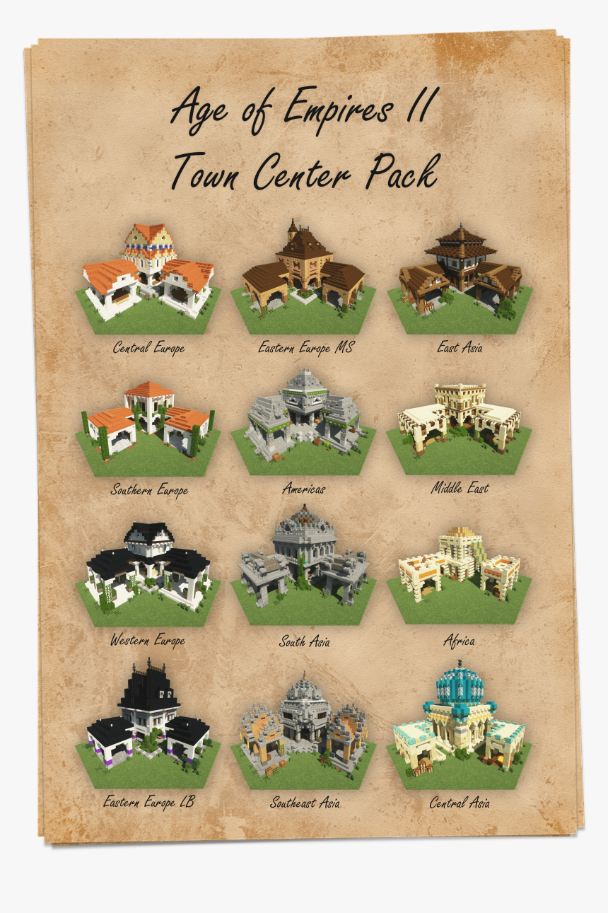 Town Center Aoe 2 Definite Edition, HD Png Download, Free Download