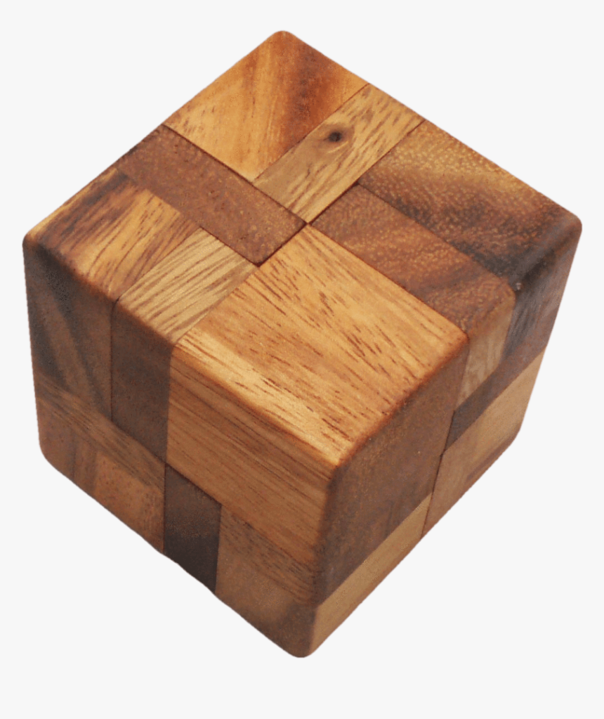 Wood Cube Png - Wooden Block, Transparent Png, Free Download