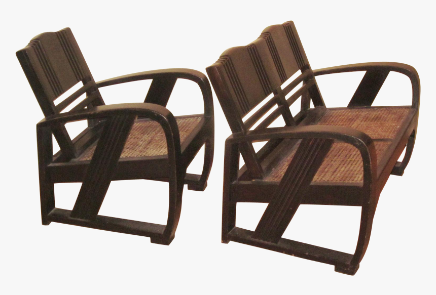 Chinese Art Deco Chair And Settee - Rocking Chair, HD Png Download, Free Download