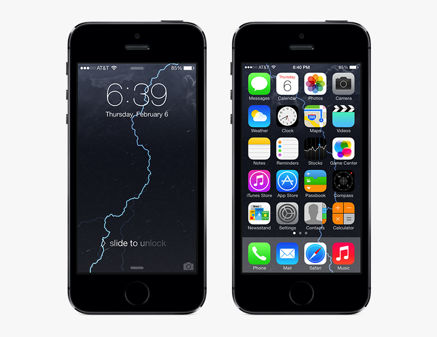 Weatherboard Cydia Tweak - Iphone 5, HD Png Download, Free Download