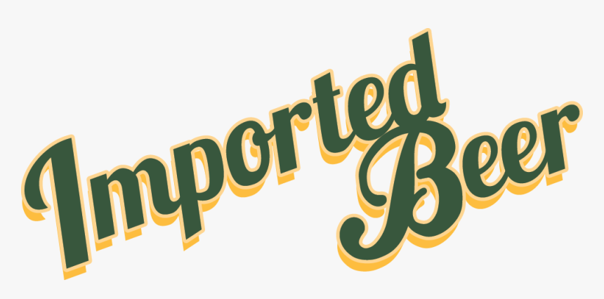 Beer Clip Logo - Import Beer Logo, HD Png Download, Free Download