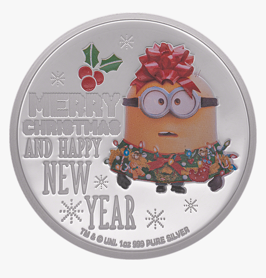 Niue Silver Christmas Despicable Me Minion Made Seasons - Cartoon, HD Png Download, Free Download