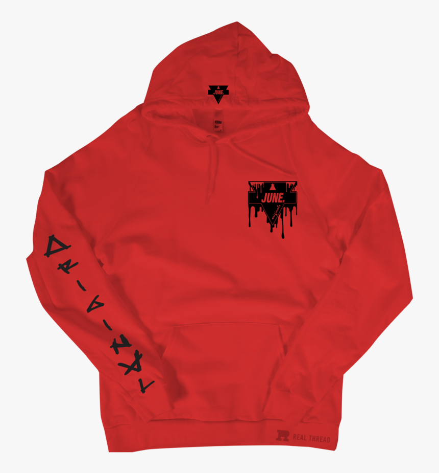 Drip Red Front , Png Download - Hoodie, Transparent Png, Free Download