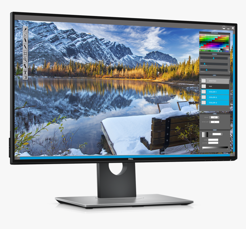 Perfect Who Makes The Best K Monitors With 31 Great - Dell Ultrasharp U2518d 25, HD Png Download, Free Download