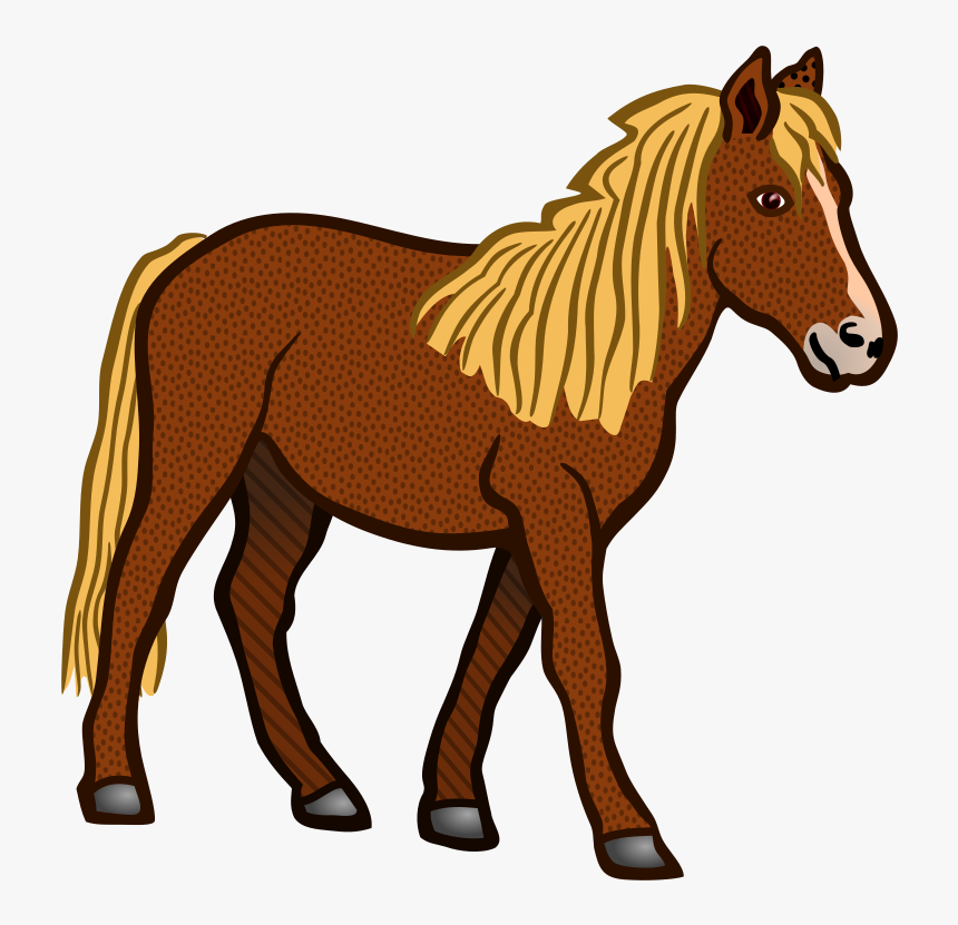Horse - Coloured - Horse Clipart Png, Transparent Png, Free Download