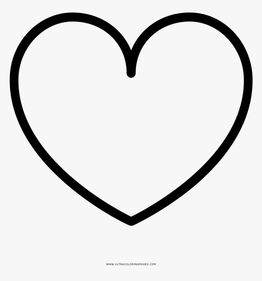 Heart Coloring Page - Heart, HD Png Download, Free Download