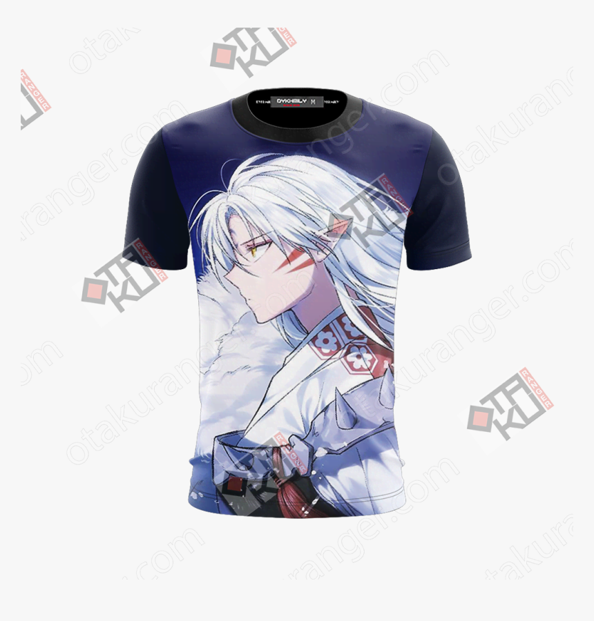 Inuyasha Sesshomaru 3d T-shirt - Dio Shirt Jojo, HD Png Download, Free Download