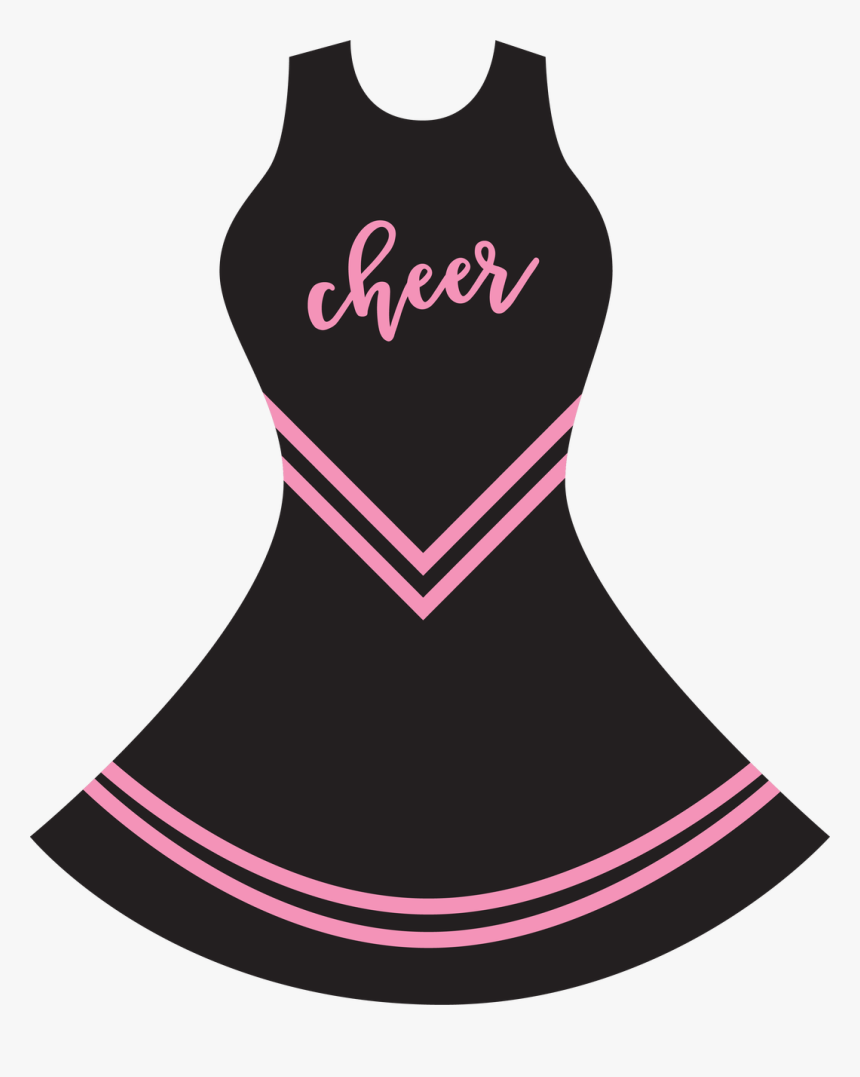 Cheer Uniform Svg Cut File - Cheer Uniform Silhouette, HD Png Download, Free Download