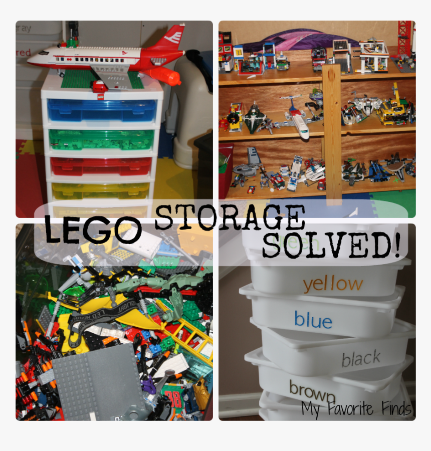 Lego Storage Can Be So Overwhelming This Is A Great - Toy, HD Png Download, Free Download