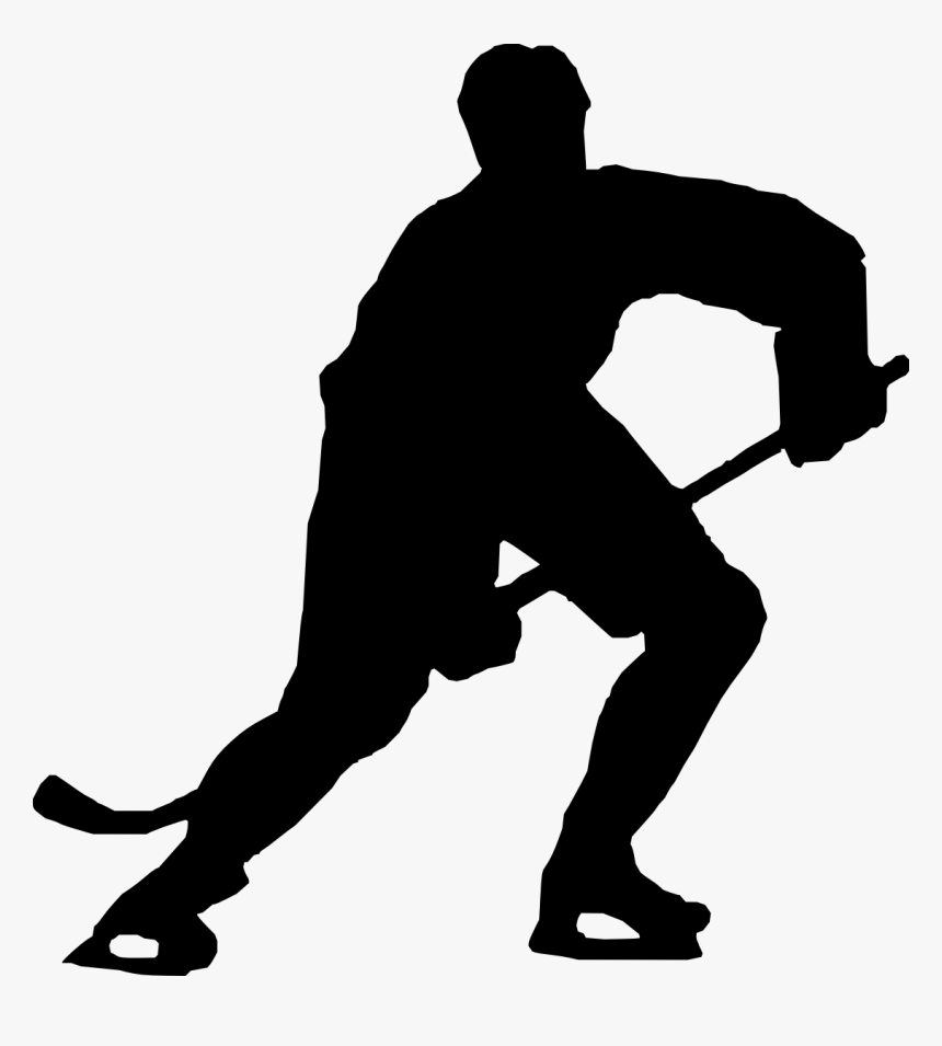 Transparent Hockey Player Silhouette Png - Ice Hockey Silhouette Png, Png Download, Free Download